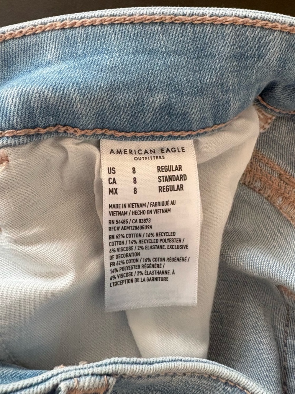 American Eagle Outfitters Light Blue Women's Jeggings - Picture 8 of 10